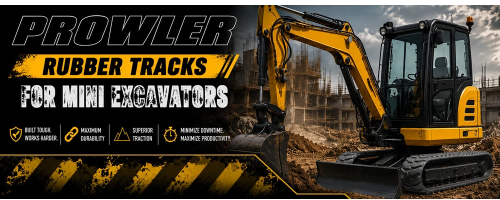 prowler mini excavators rubber tracks