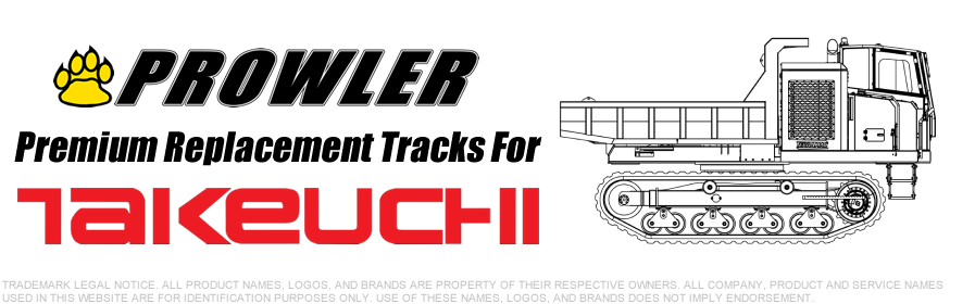 Takeuchi Carrier Dumper Replacement Rubber Tracks