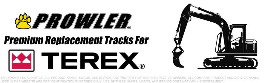 Terex Excavator Replacement Rubber Tracks