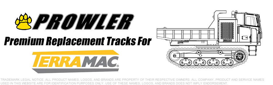Terramac Carrier Dumper Replacement Rubber Tracks