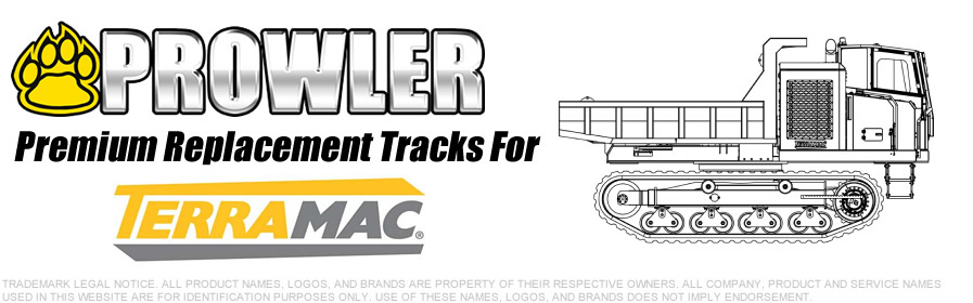 Terramac Carrier Dumper Replacement Rubber Tracks