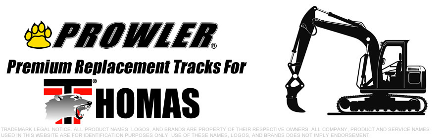 Thomas Excavator Replacement Rubber Tracks