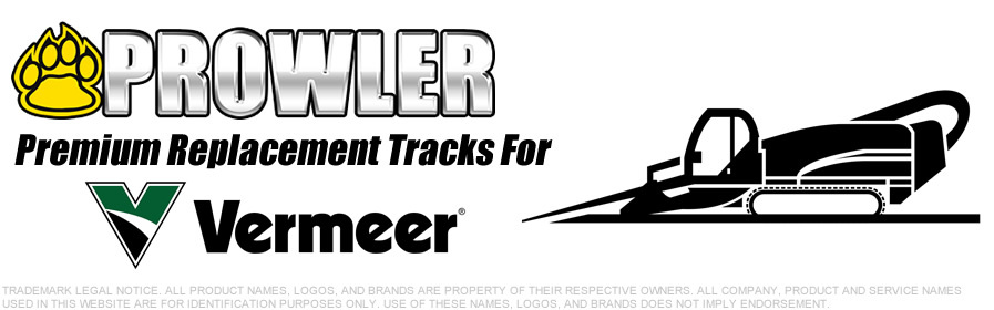 Vermeer Directional Driller Replacement Rubber Tracks