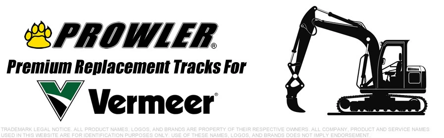 Vermeer Excavator Replacement Rubber Tracks