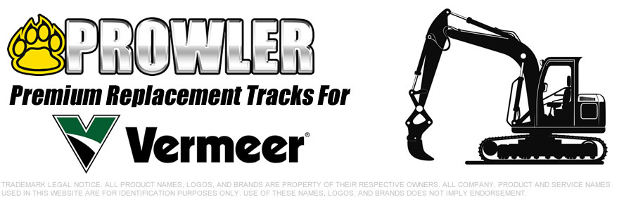 Vermeer Excavator Replacement Rubber Tracks