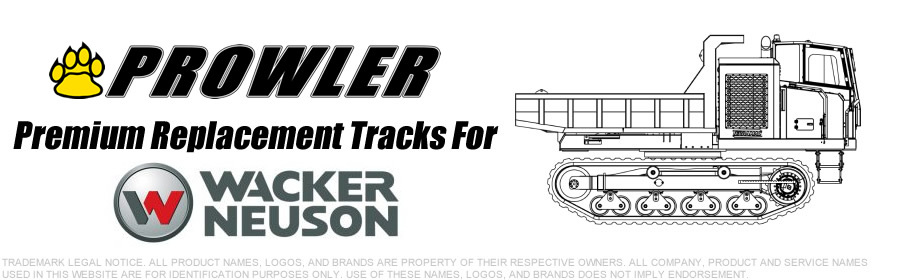 Wacker Neuson Carrier Dumper Replacement Rubber Tracks