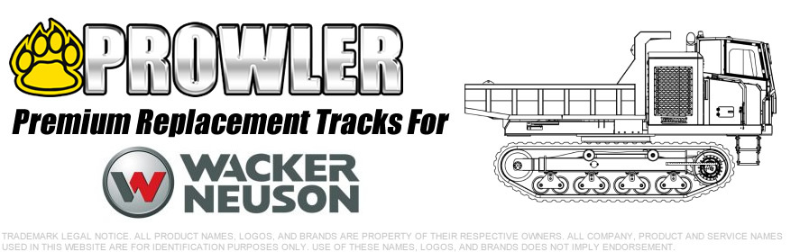 Wacker Neuson Carrier Dumper Replacement Rubber Tracks