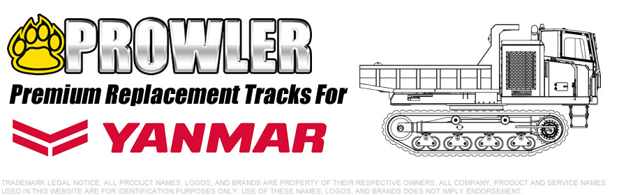 Yanmar Carrier Dumper Replacement Rubber Tracks