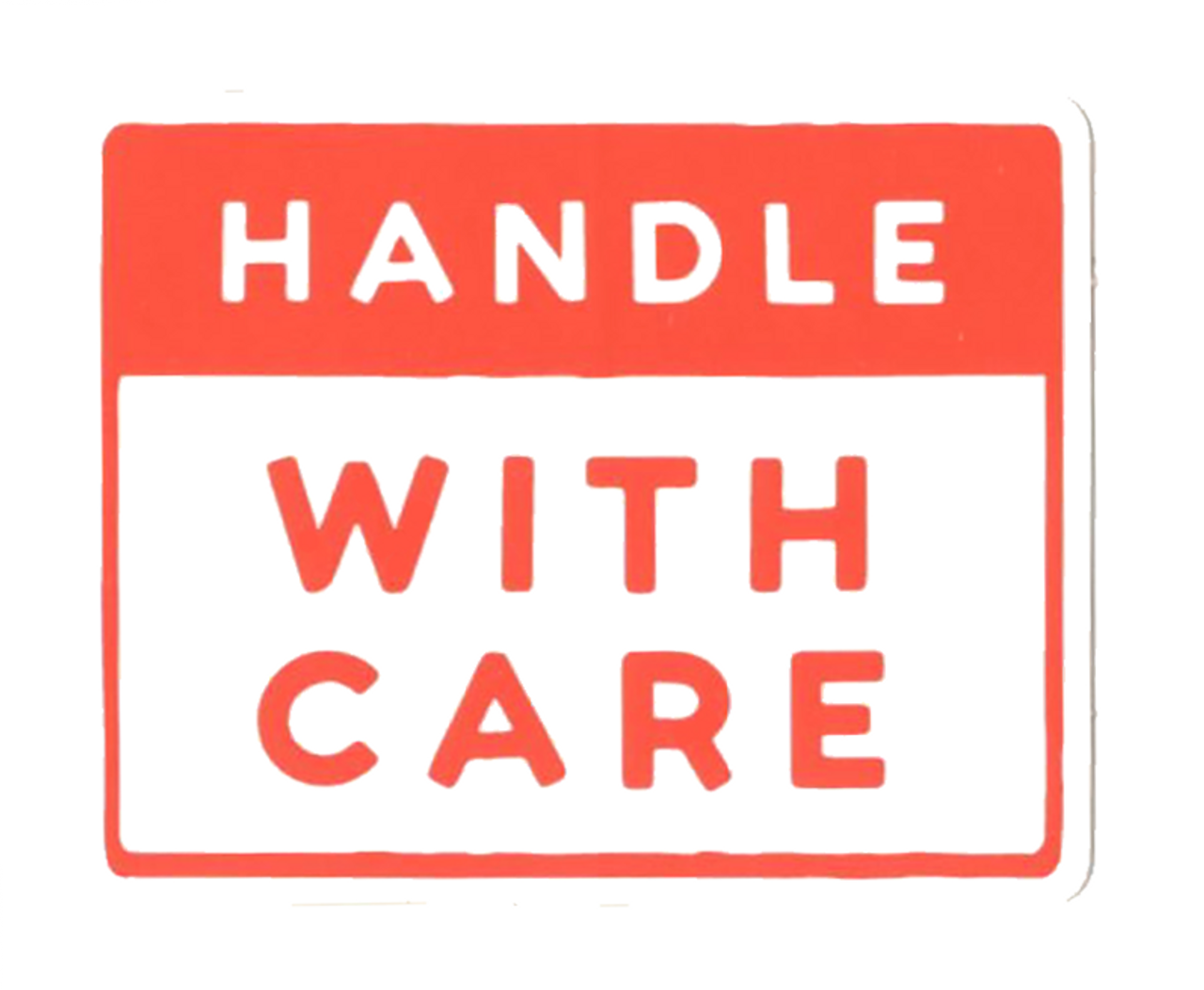 Handle With Care sticker - Power and Light Press Wholesale