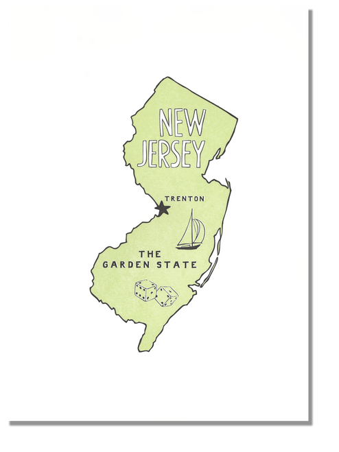 New Jersey State Print: The Garden State