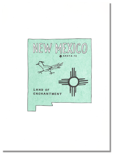 New Mexico State Print Land of Enchantment Power and Light Press