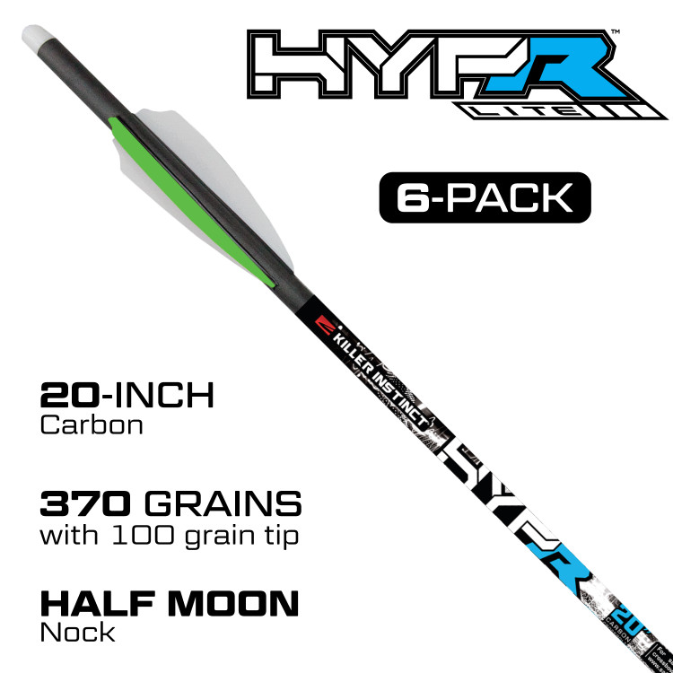 HYPR™ LITE 20" CROSSBOLTS 6 PACK