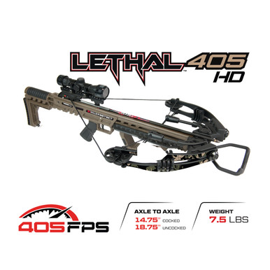 NEW - LETHAL 405 HD CROSSBOW KIT