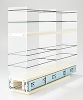 4x2x22 Storage Solution Drawer Cream