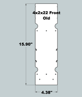 4x2x22 Replacement Front - OLD Base Design