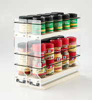 22x1.5x11 Spice Rack Cream Store a Vsriety of Spices