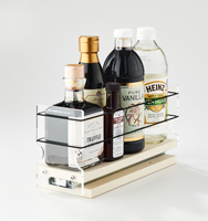 3x1x11 Spice Rack Cream - Versatile Cabinet Storage, Access and Organization