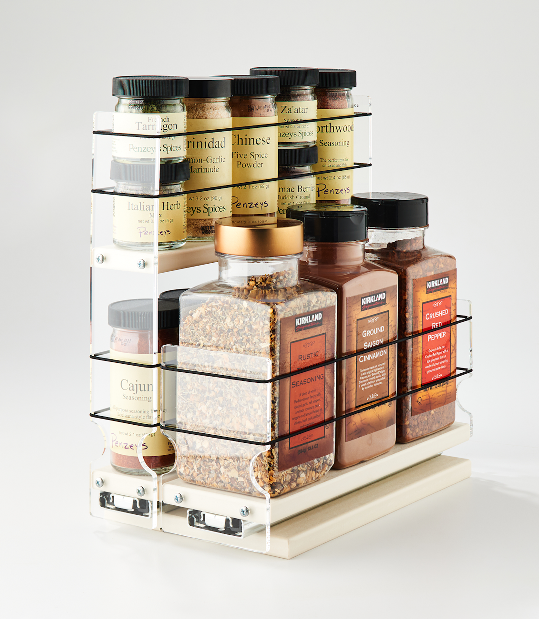 Vertical Spice 2x2x11 Spice Rack Drawer - Cream