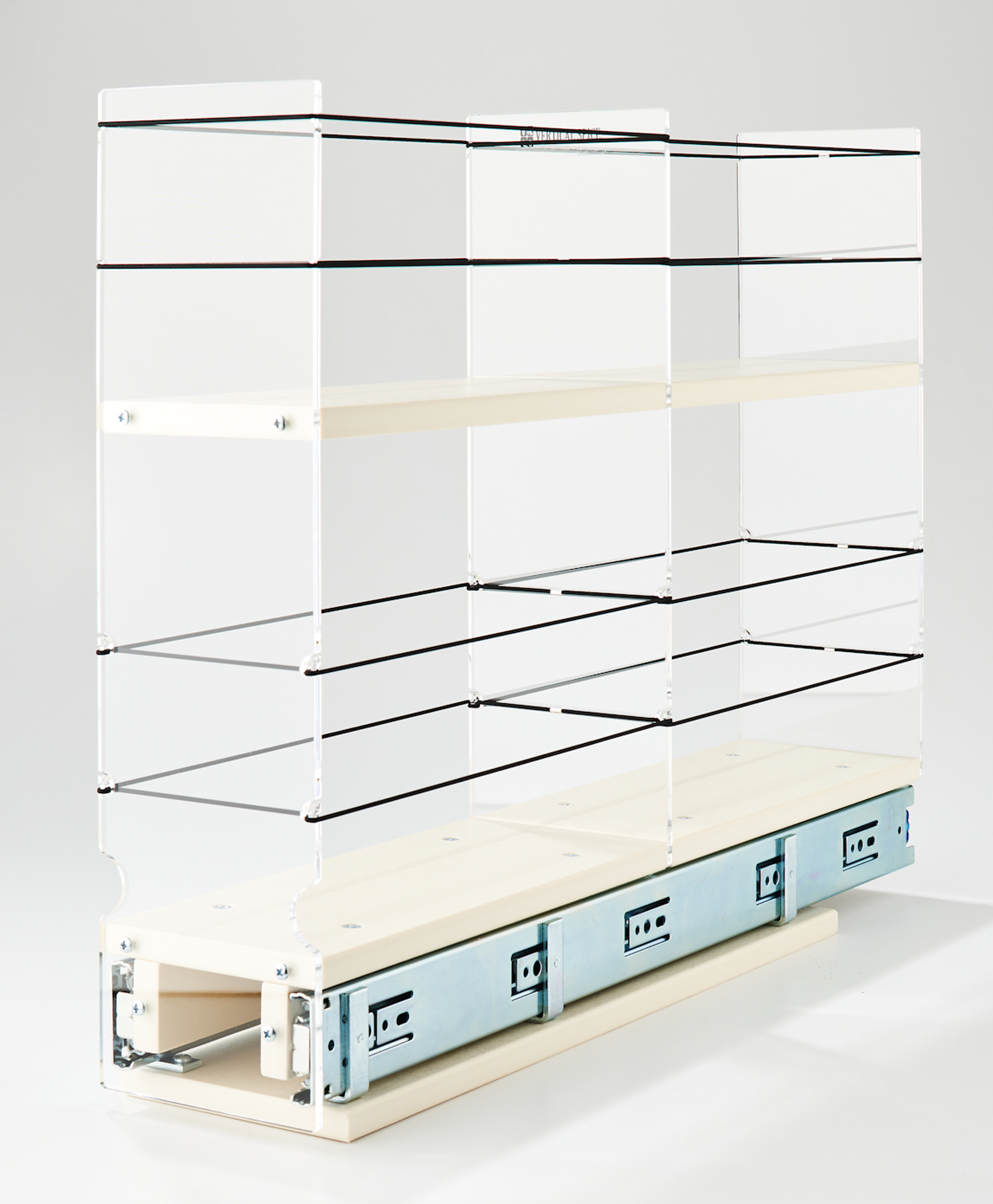 3x3x22 Spice Rack Drawer - Cream