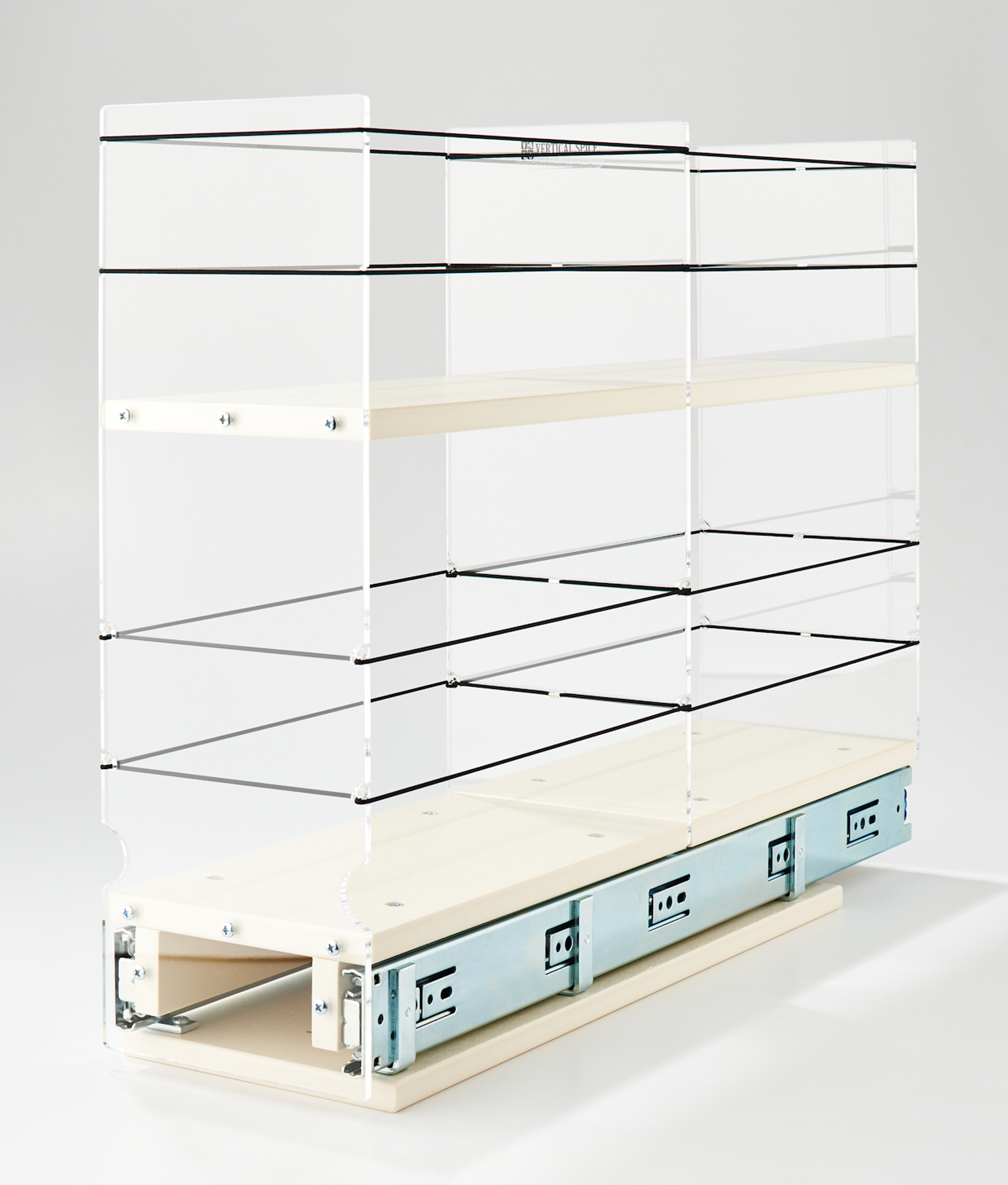 33x2x11 Cream Storage Solution Drawer for Large Containers