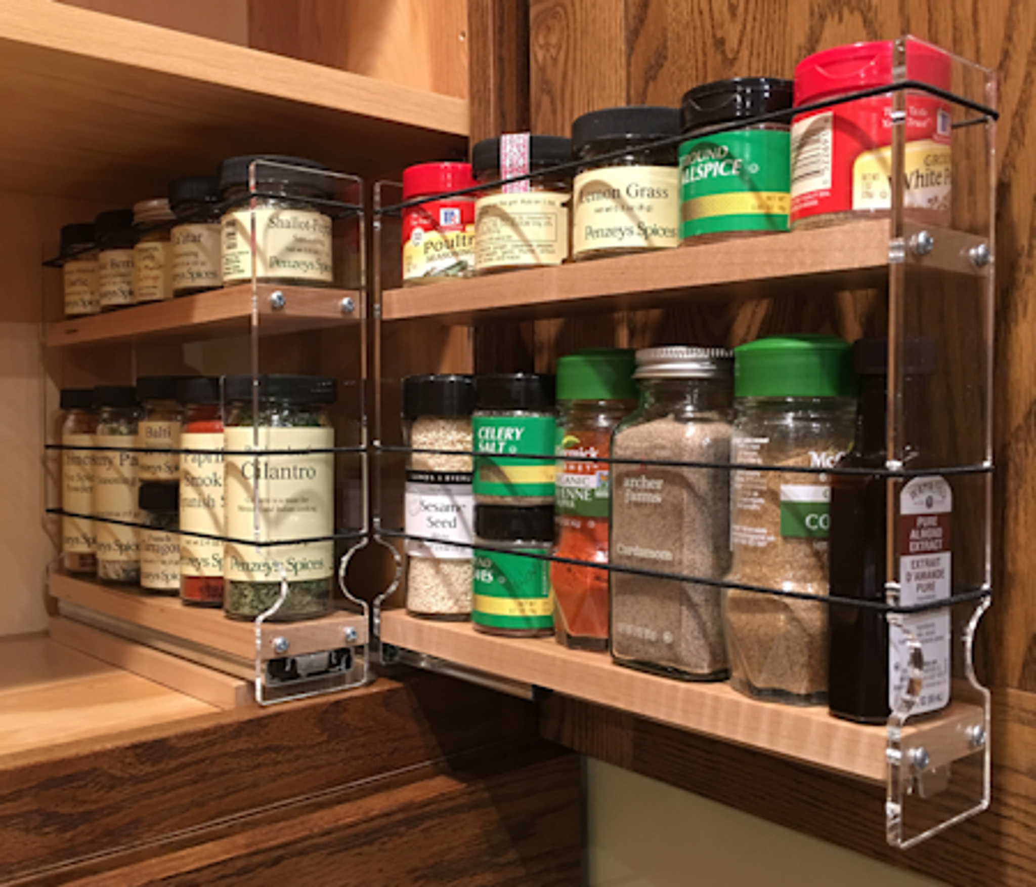 Viviendo Pantry Kitchen Sauce/Spice Rack with drawers