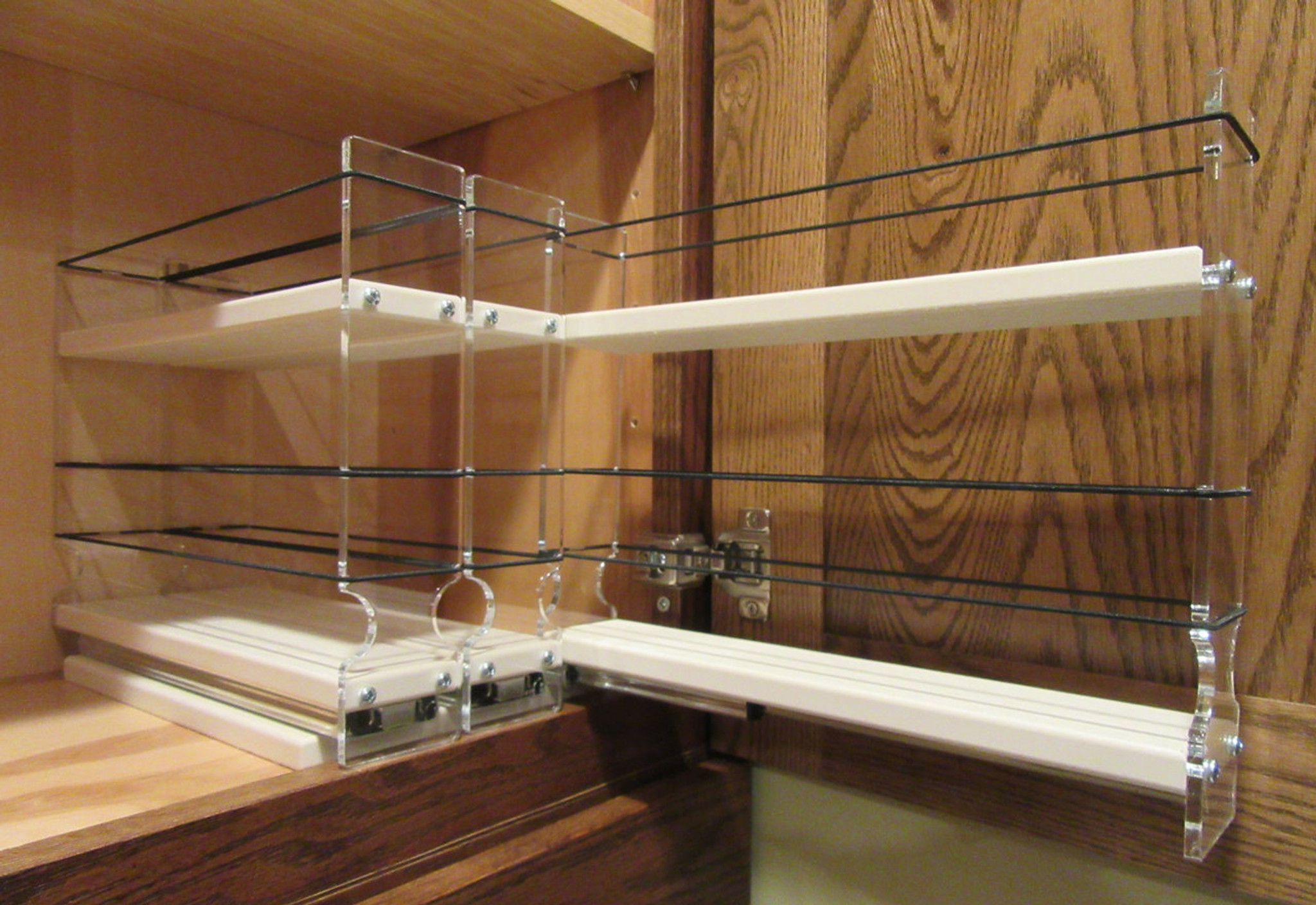 Pull Out Spice Rack Organizer for Cabinet - Slide Out Vertical Spice Rack