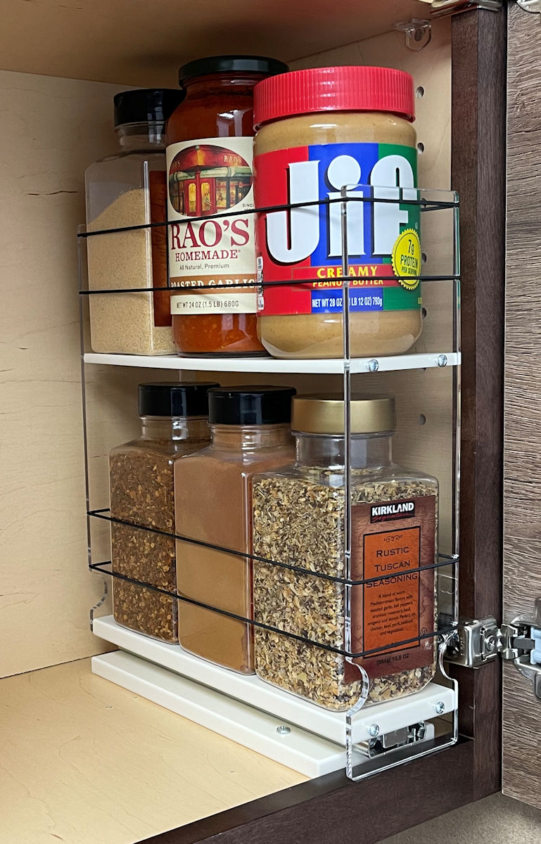 22x2x11 DIY Spice Rack Drawer - Cream