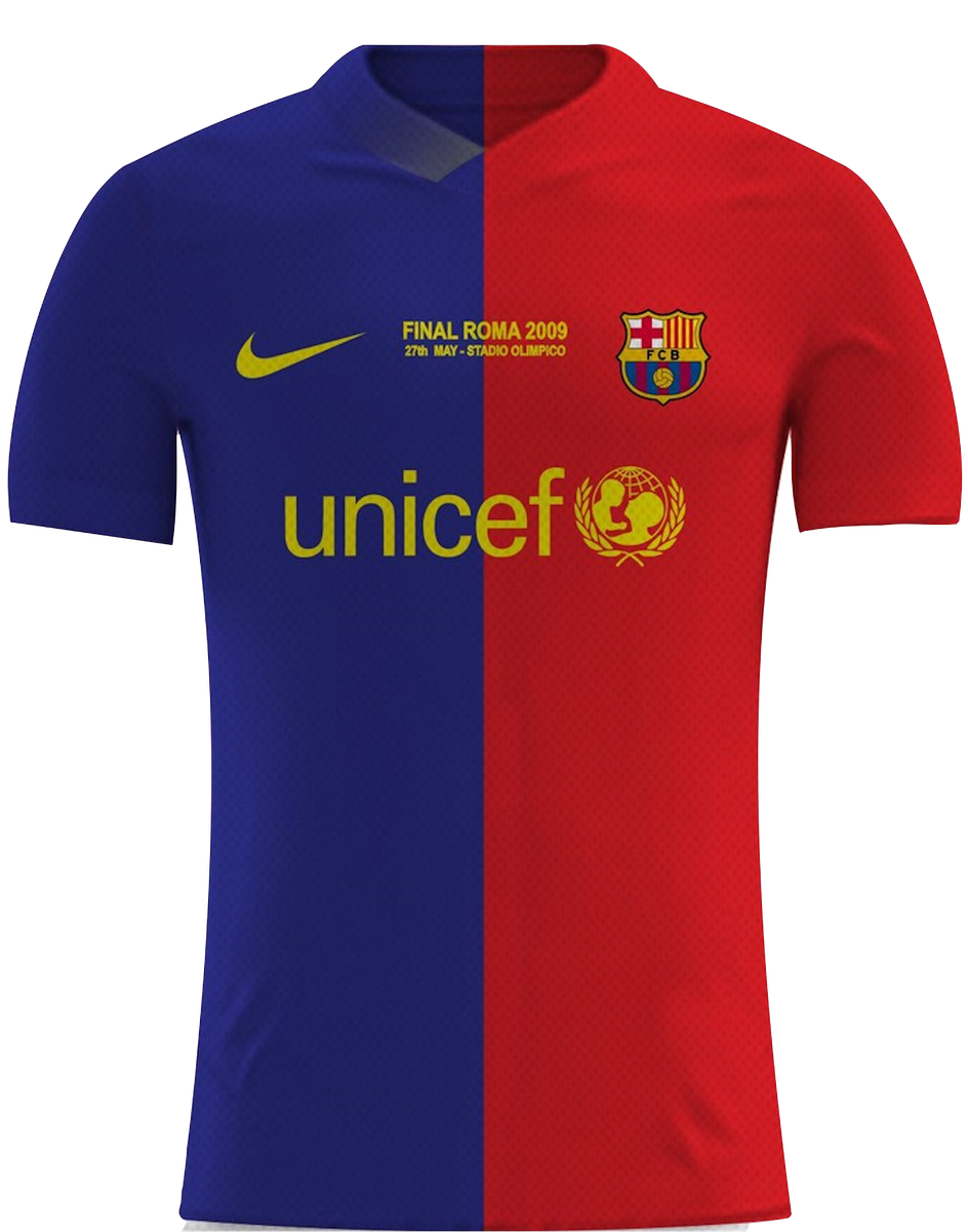 Barcelona 08/09 Men's Home Retro Shirt UCL Edition