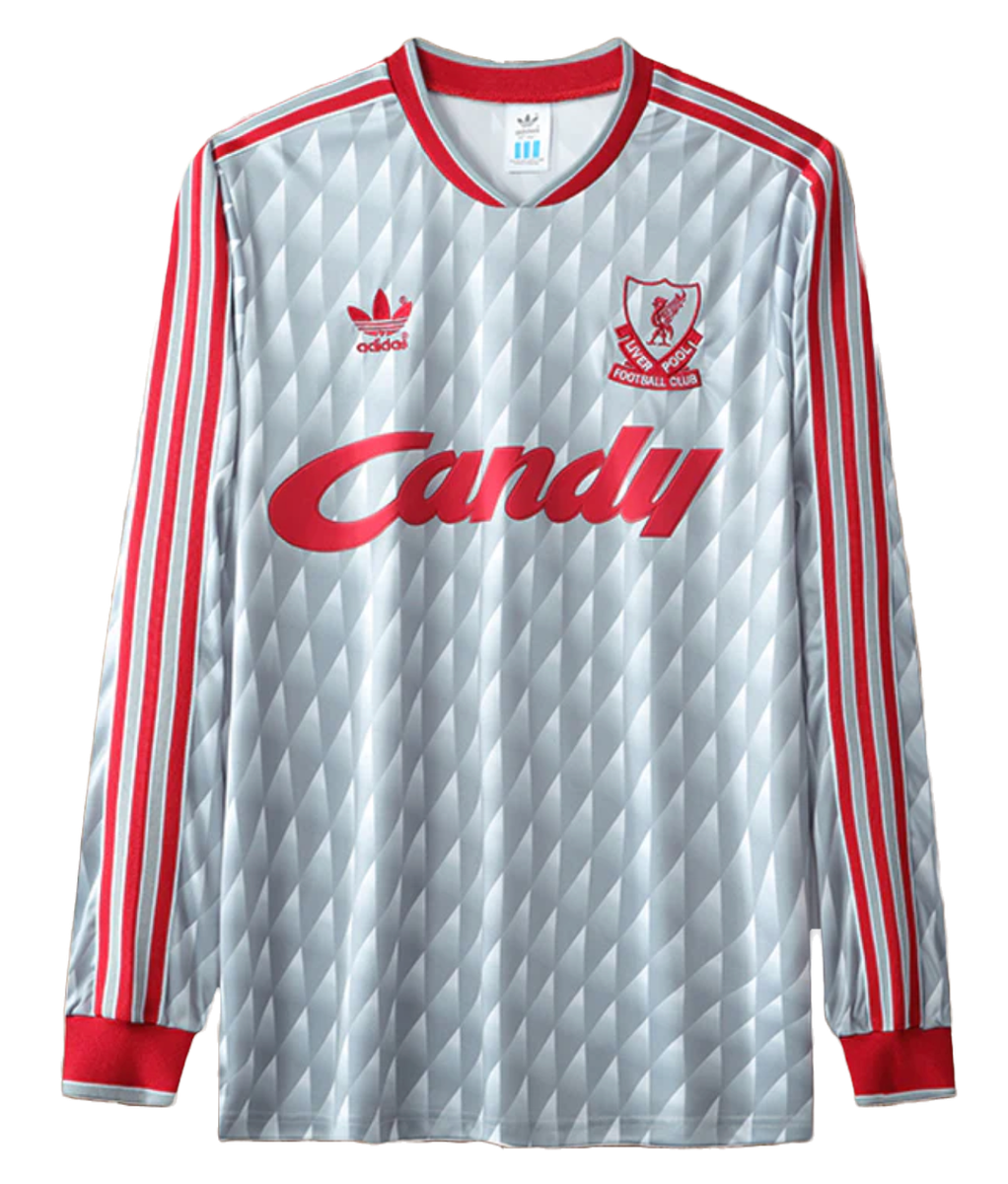 Liverpool 89/91 Men's Away Retro Long Sleeve Shirt