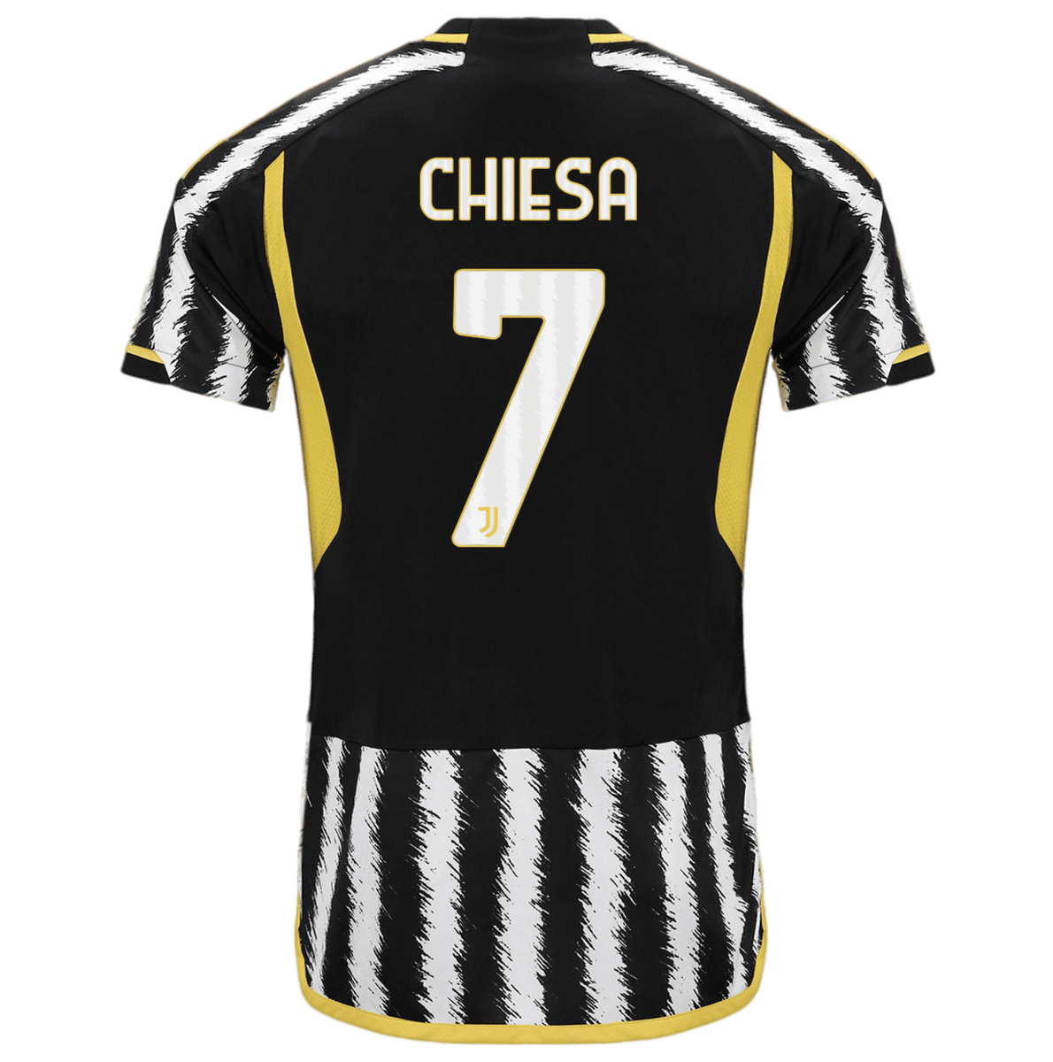 CHIESA #7 Juventus 23/24 Authentic Men's Home Shirt