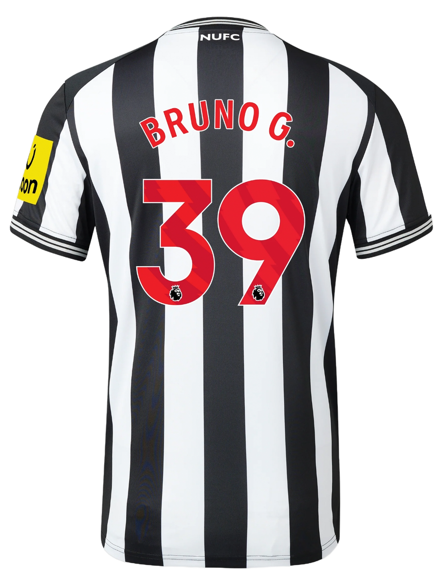 BRUNO G. #39 Newcastle United 23/24 Stadium Men's Home Shirt - PL Font