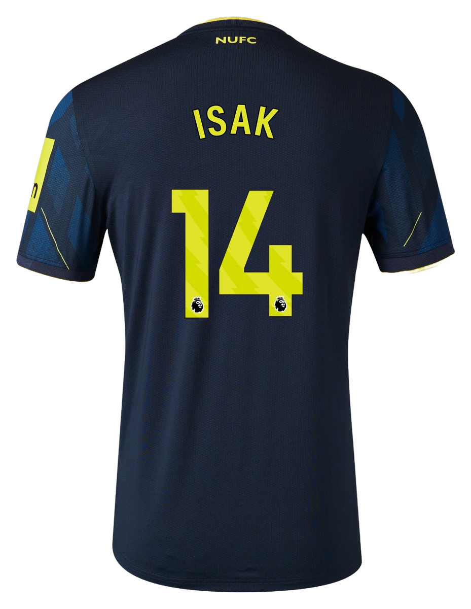 ISAK #14 Newcastle United 23/24 Stadium Men's Third Shirt - PL Font