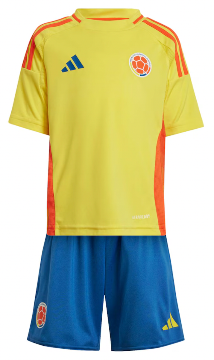 Colombia 2024 Kid's Home Shirt and Shorts
