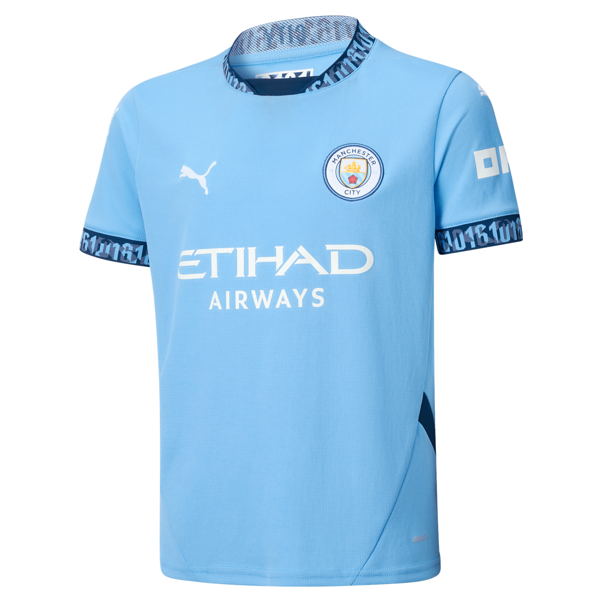 Manchester City 24/25 Kid's Home Shirt and Shorts