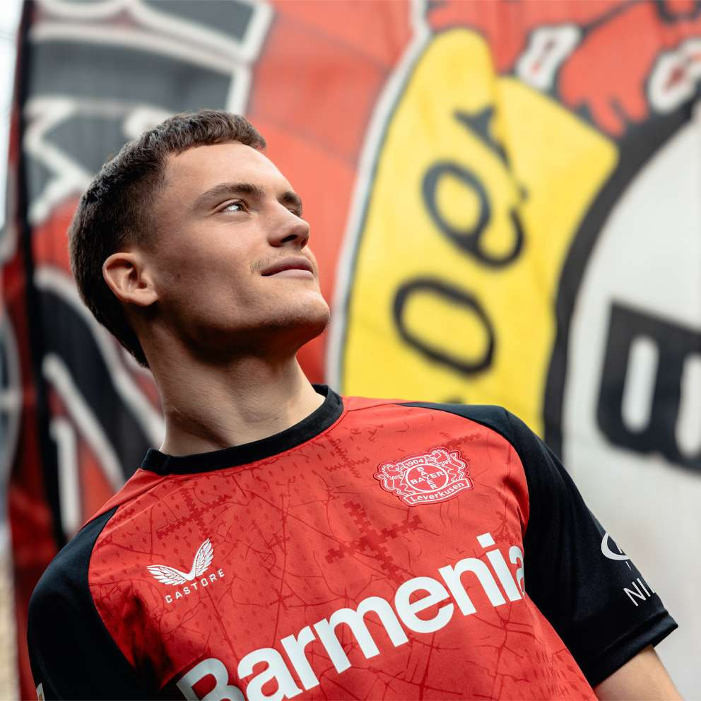 Leverkusen 24/25 Kid's Home Shirt and Shorts