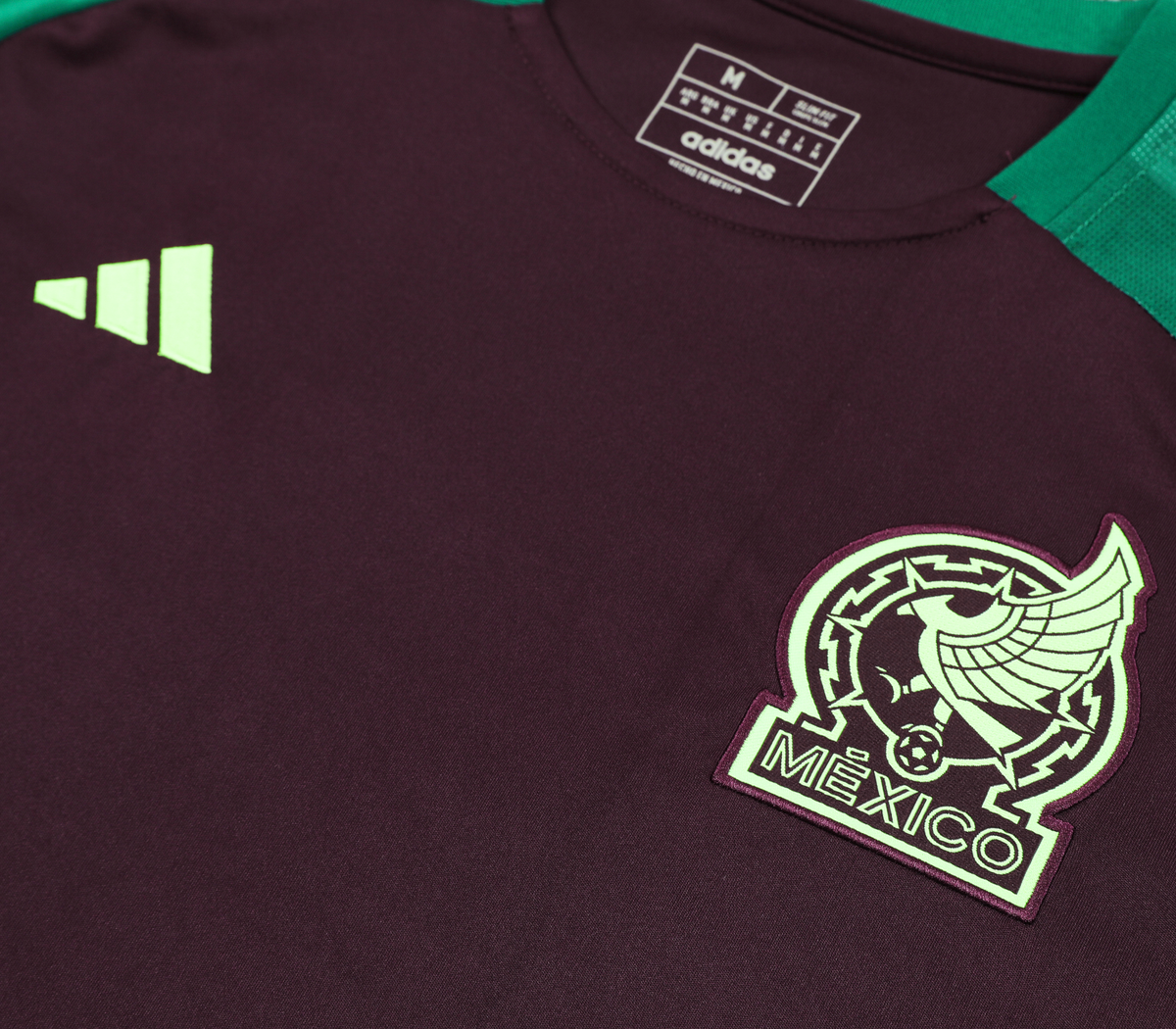 Mexico 2024 Men's Bordeaux Training Shirt