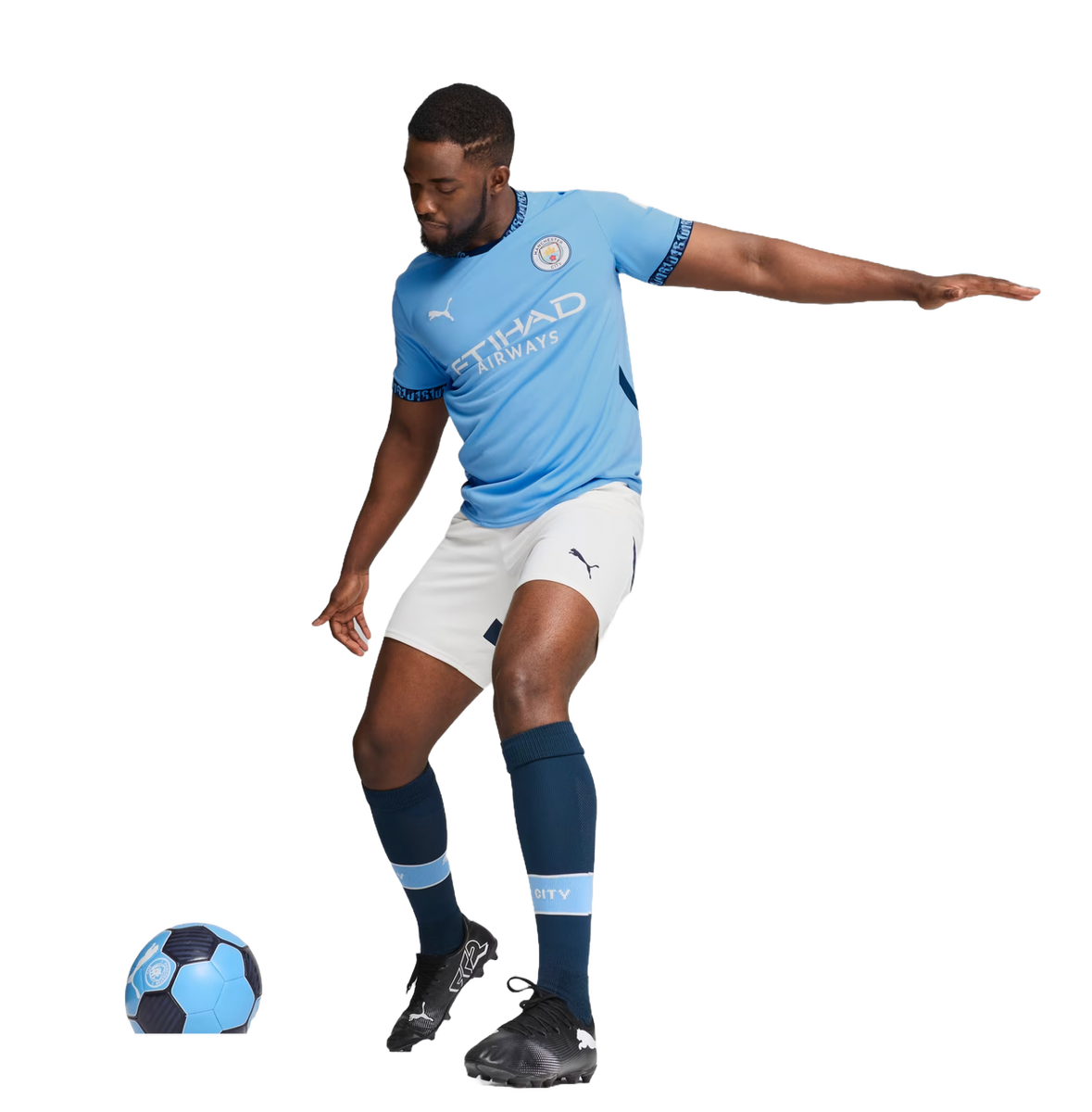 DE BRUYNE #17 Manchester City 24/25 Stadium Men's Home Shirt - PL Font