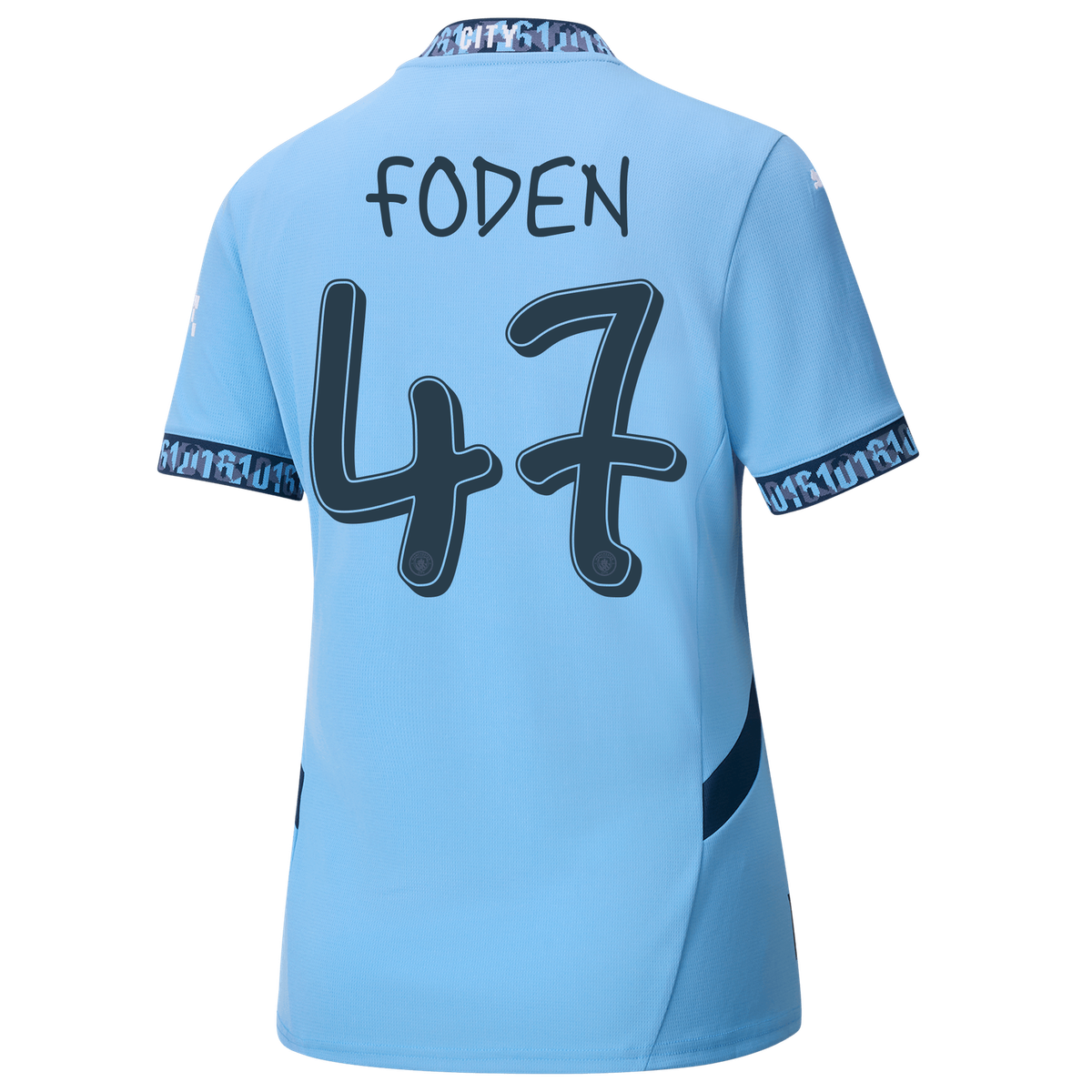 FODEN #47 Manchester City 24/25 Women's Home Shirt - Man City Font