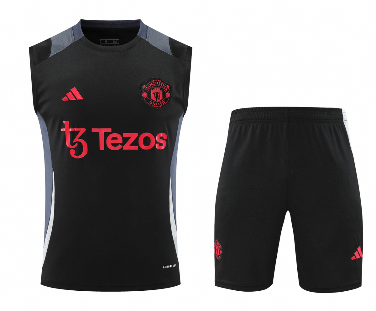Manchester United 24/25 Men's Black Training Tank Top