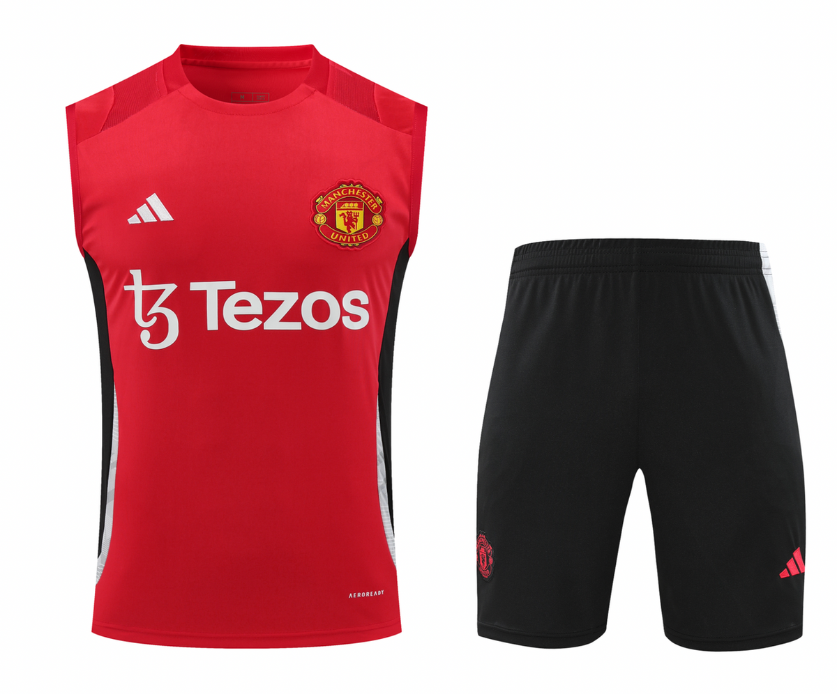 Manchester United 24/25 Men's Red Training Tank Top
