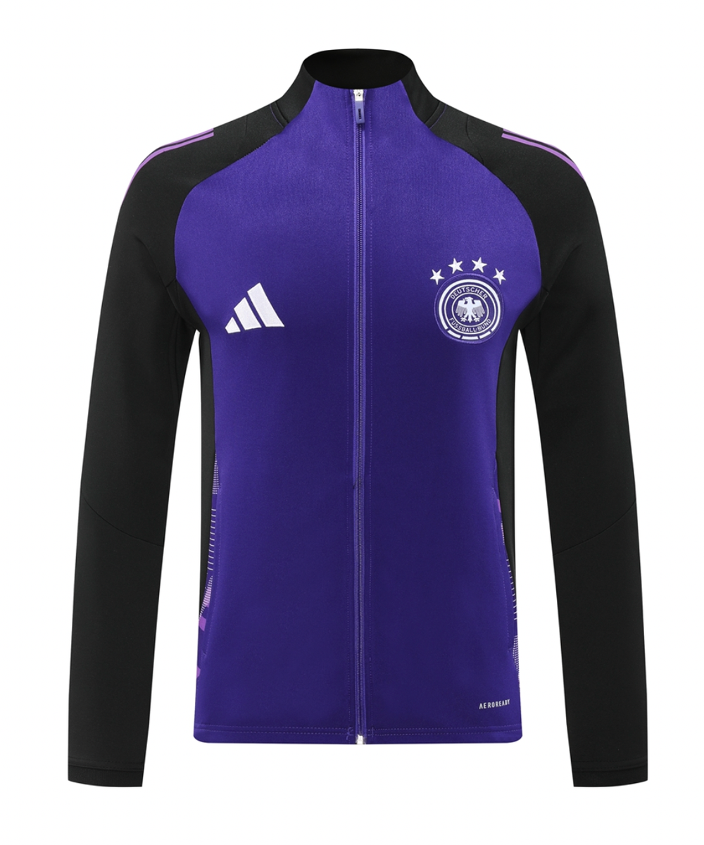 Germany 24/25 Men's Purple Long Zip Jacket