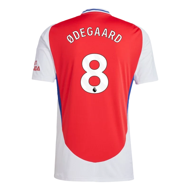 ØDEGAARD #8 Arsenal 24/25 Stadium Men's Home Shirt - PL Font