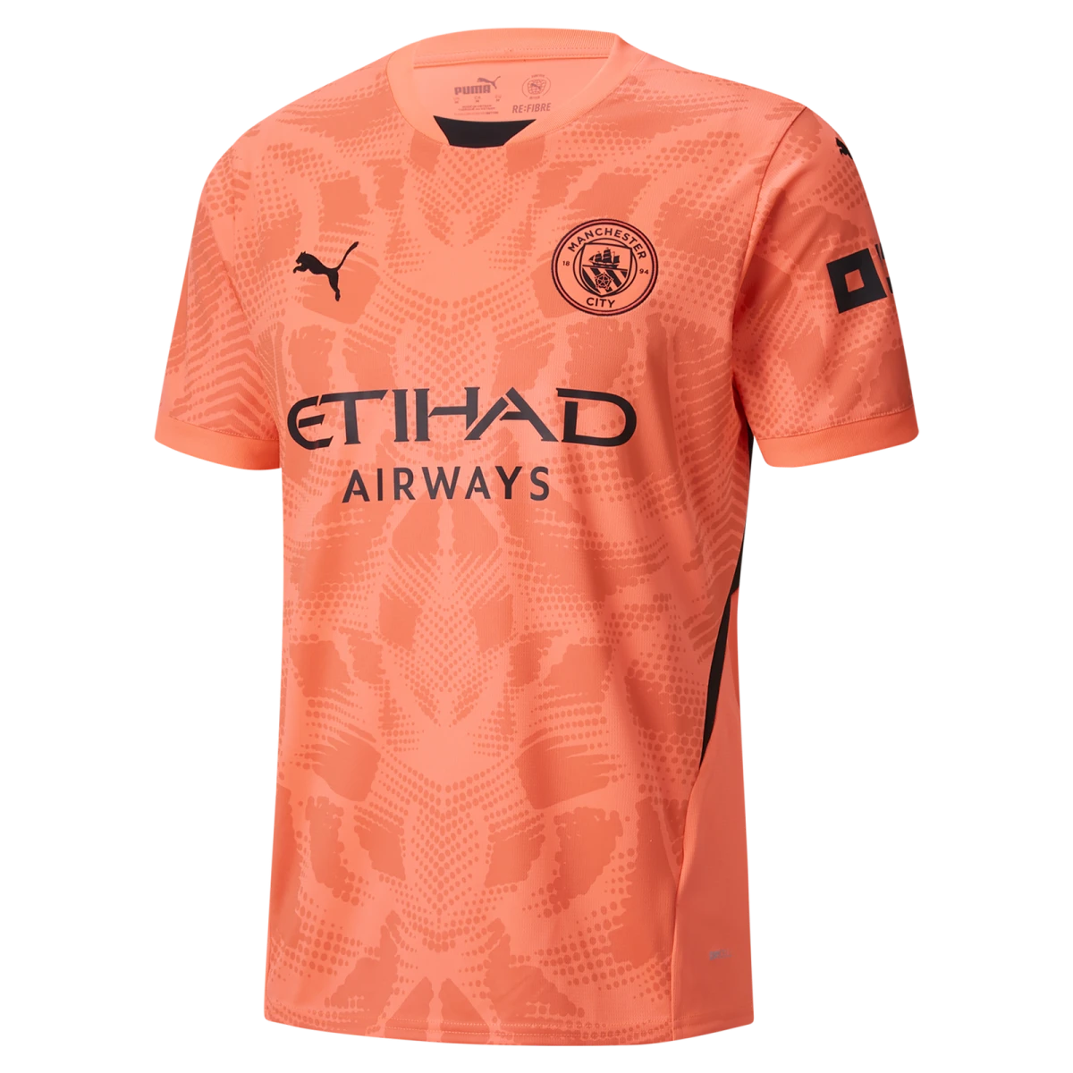 Manchester City 24/25 Men's Coral Goalkeeper Shirt