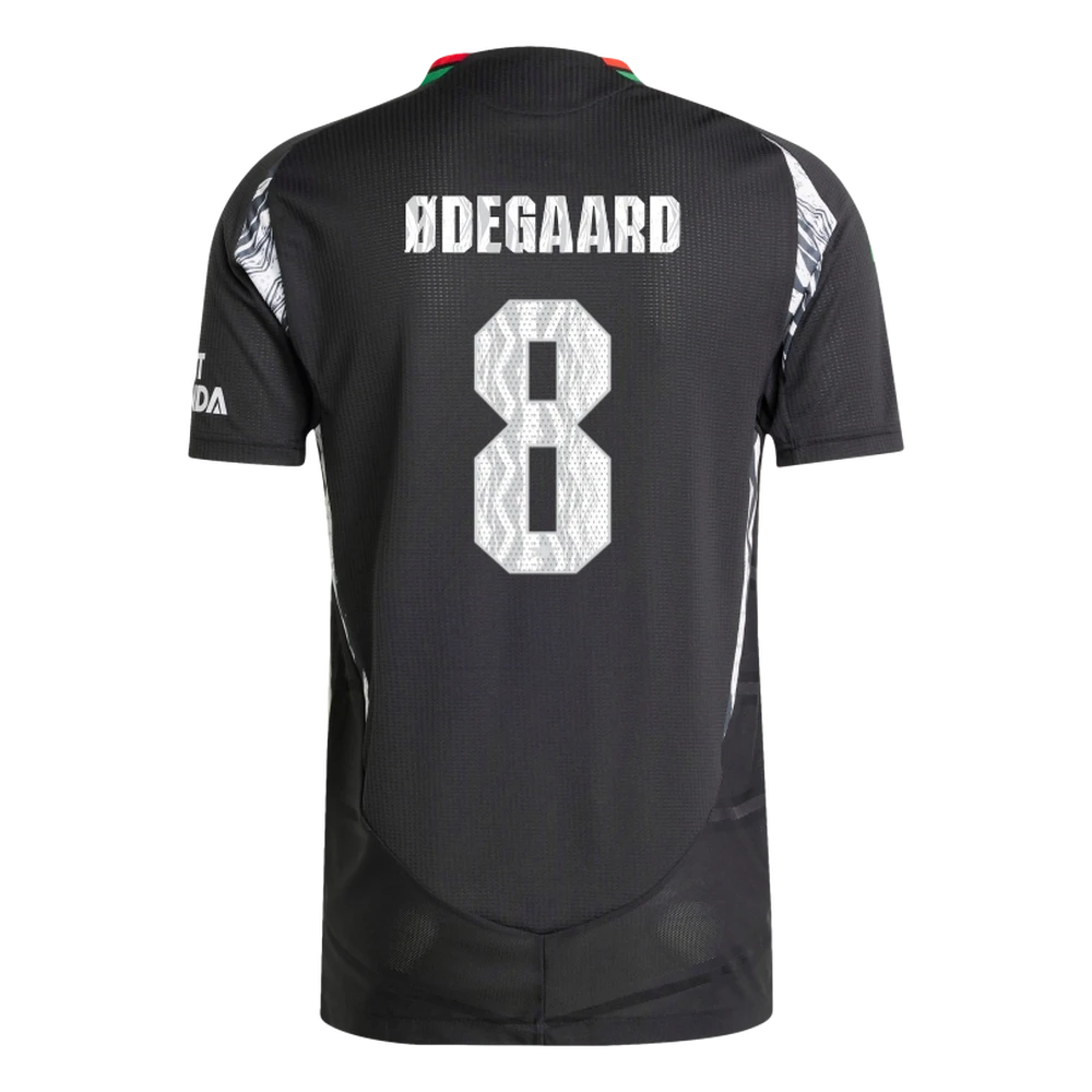ØDEGAARD #8 Arsenal 24/25 Authentic Men's Away Shirt - Arsenal Font
