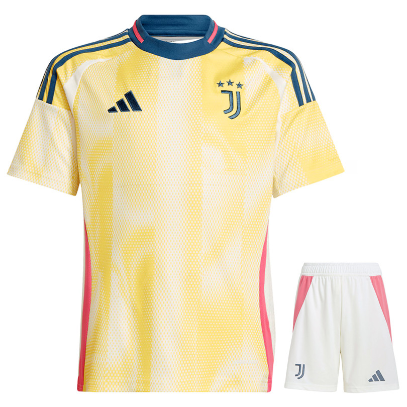 Juventus 24/25 Kid's Away Shirt and Shorts