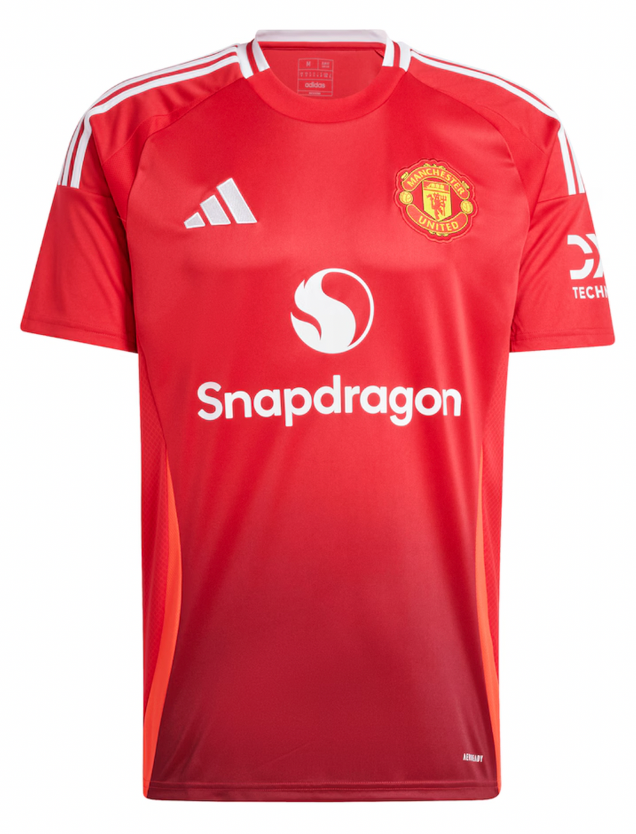 B.FERNANDES #8 Manchester United 24/25 Stadium Men's Home Shirt - Man United Font