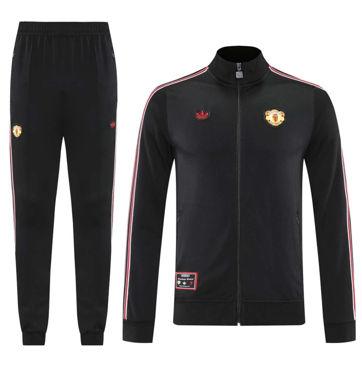 Manchester United 24/25 Men's Originals Terrace Icon Black Long Zip Jacket