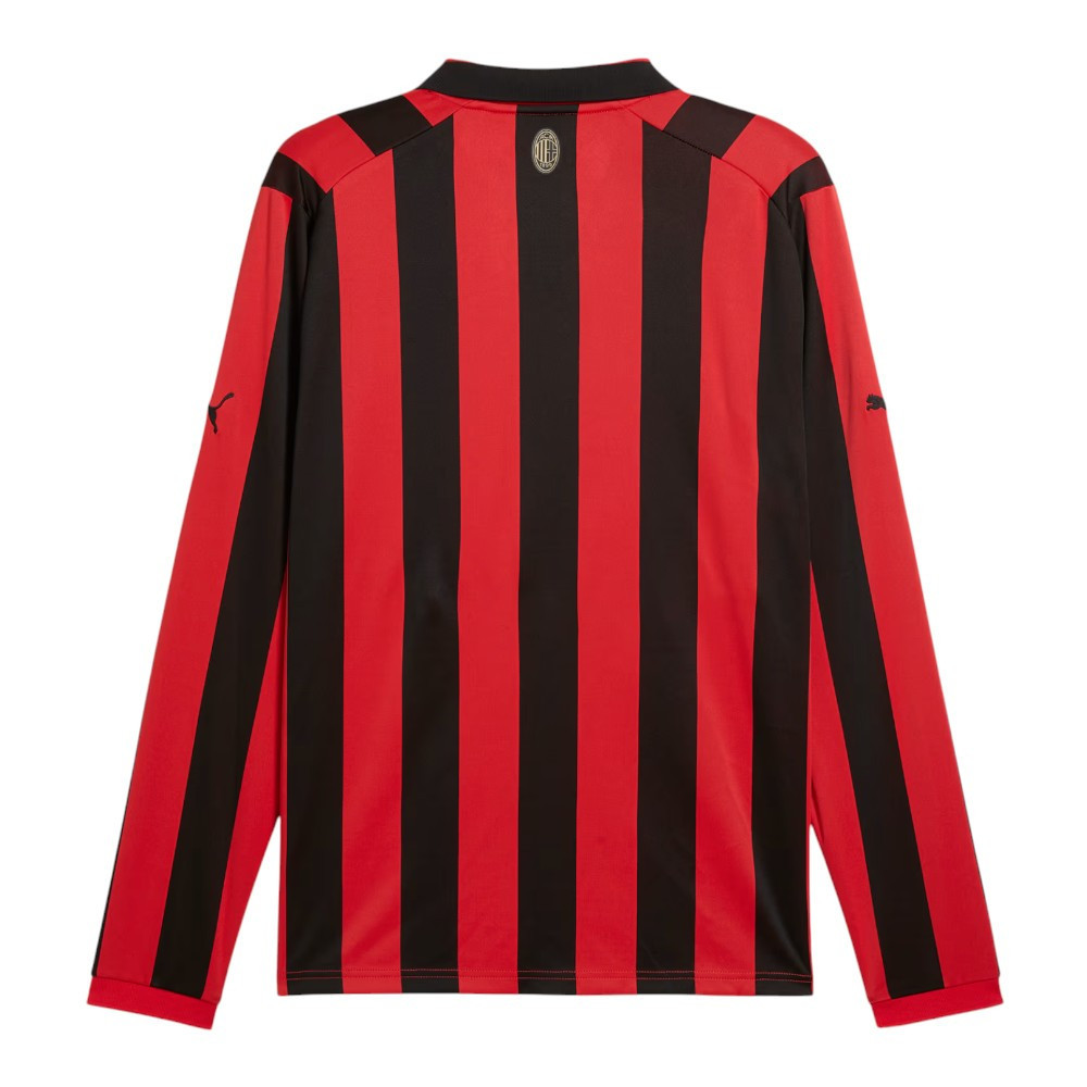 AC Milan Men's 125th Red & Black Anniversary Long Sleeve Shirt