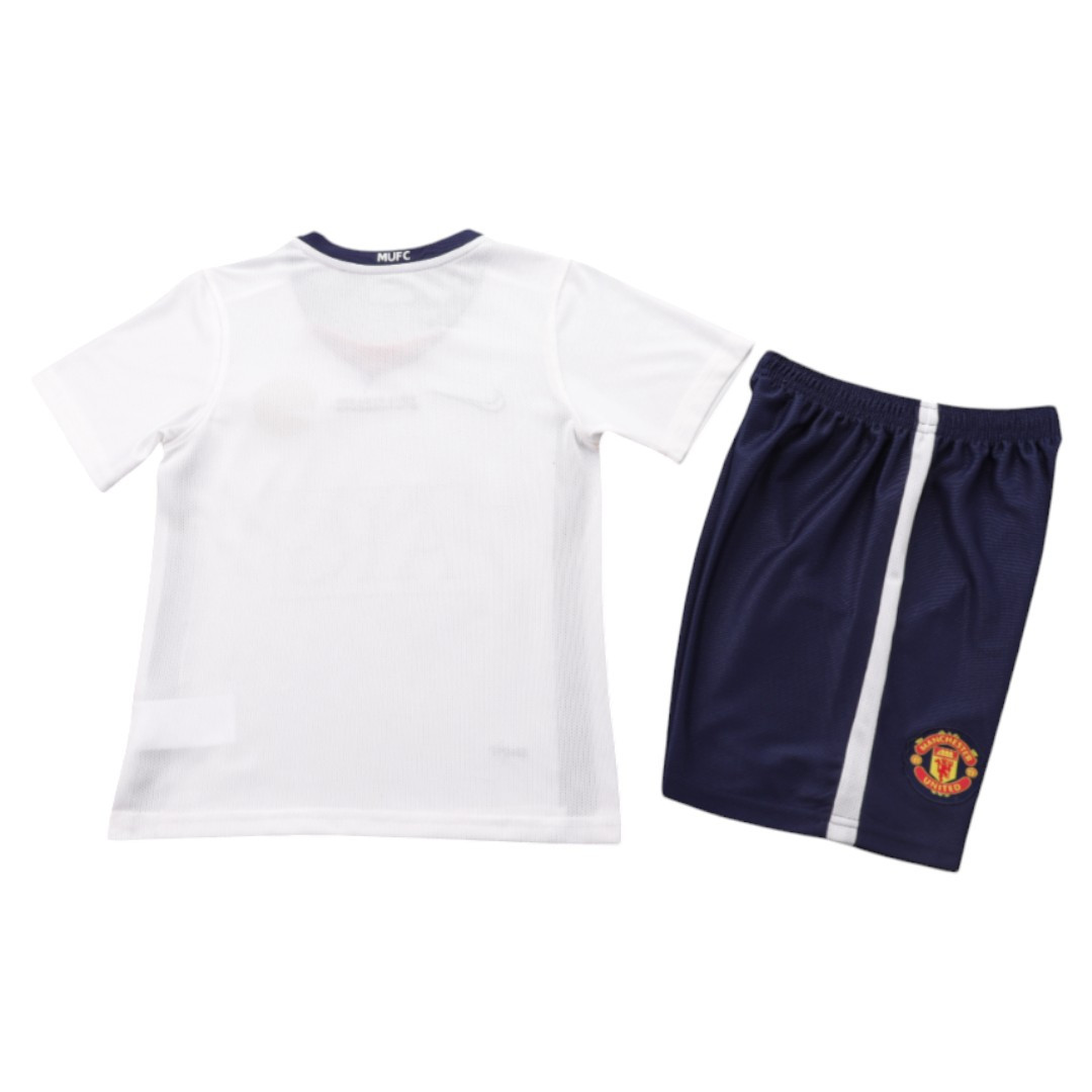 Manchester United 08/09 Kid's Away Retro Mini-Kit UCL Edition