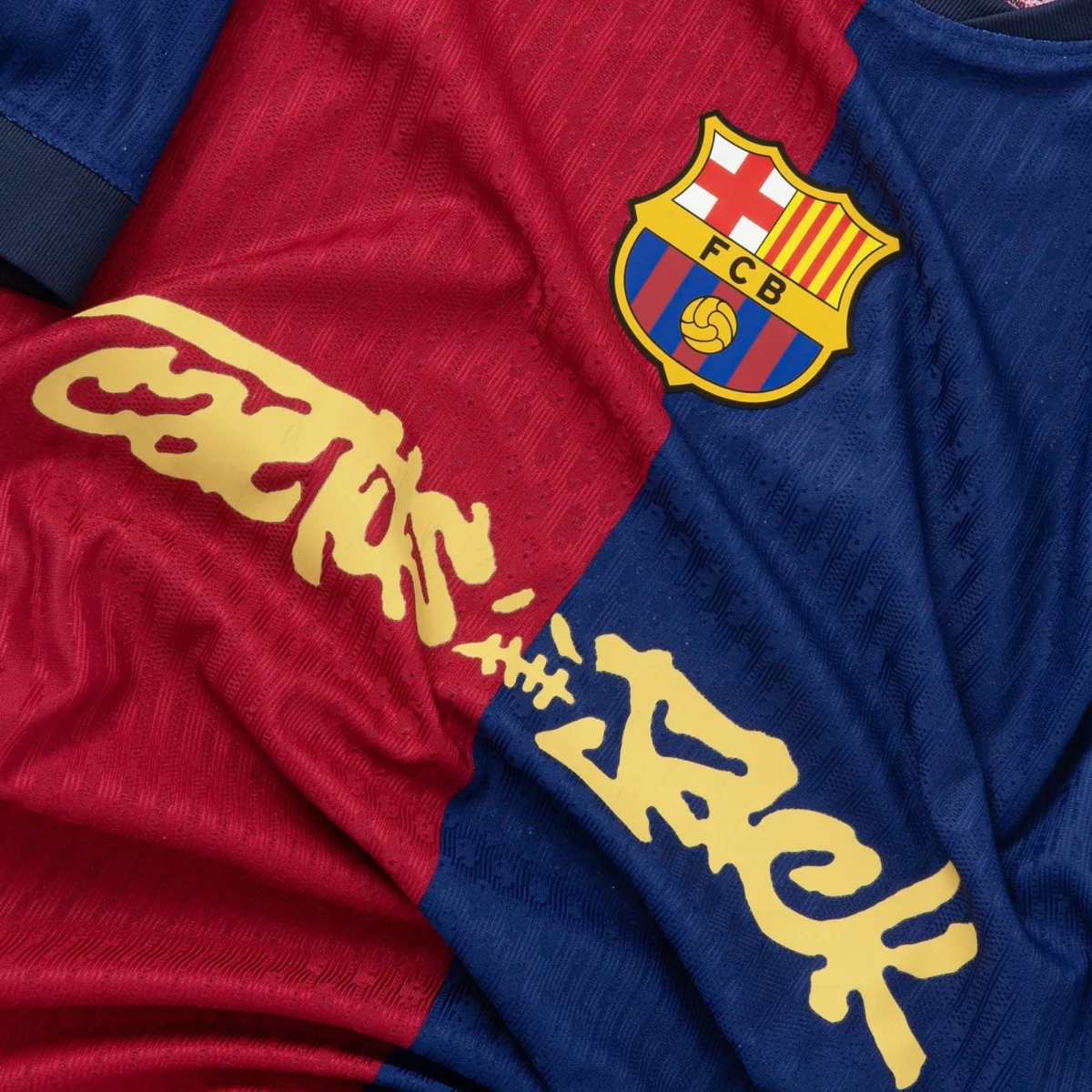 Barcelona x Travis Scott 24/25 Authentic Men's Home Shirt